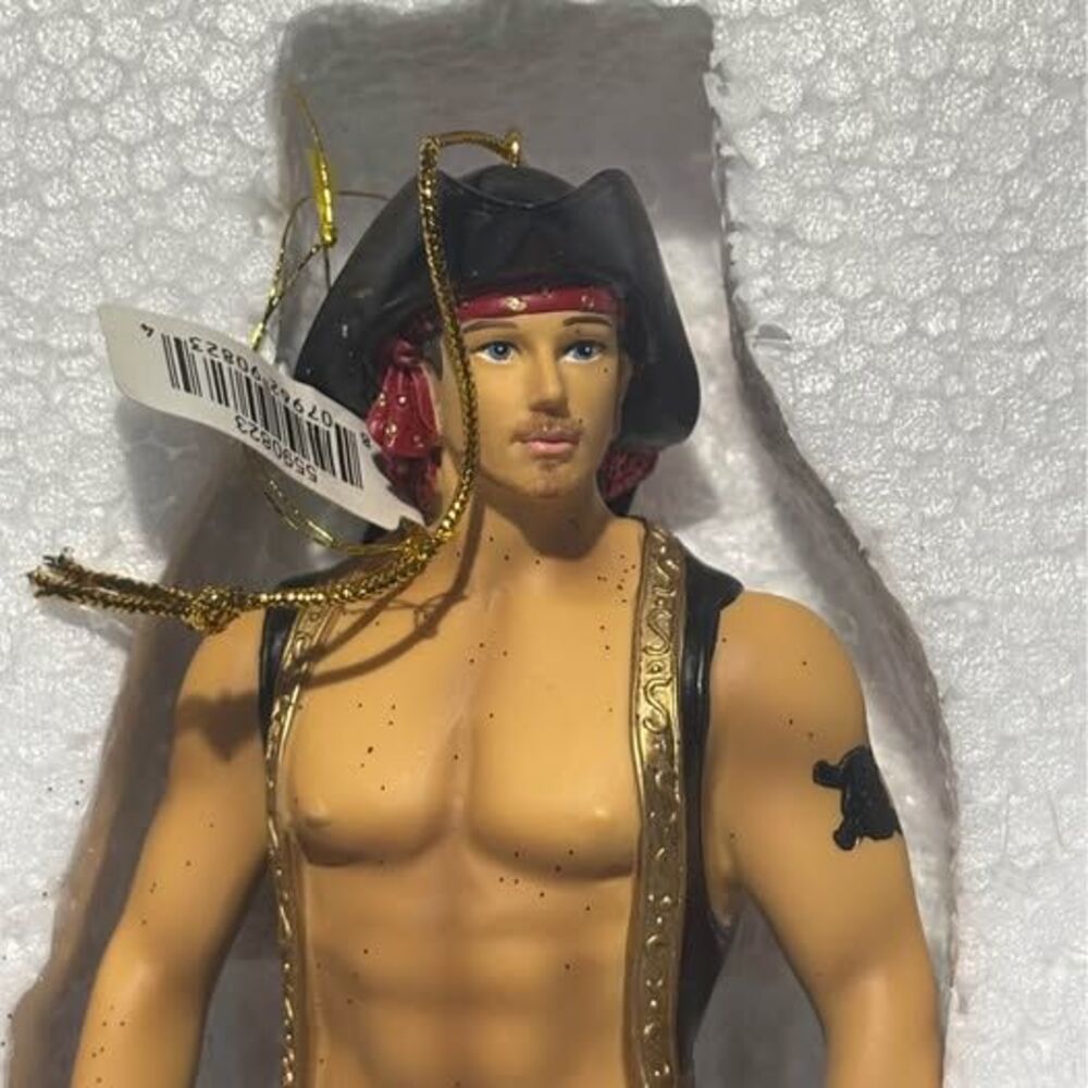 December Diamonds Sebastian Pirate Merman Christmas Tree Ornament 2014